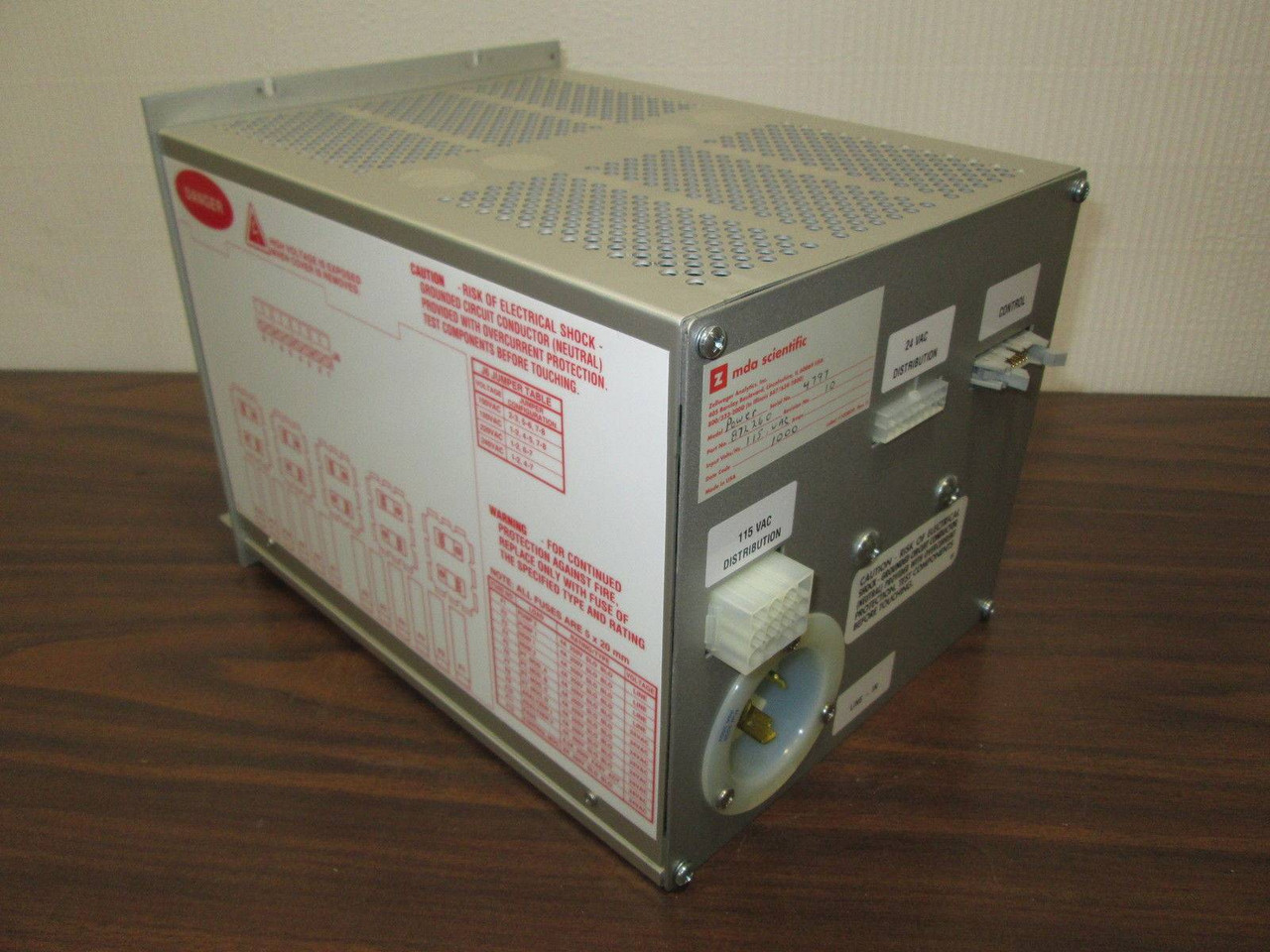 MDA Scientific Power Module 872260 Zellweger 872260 PLC System 16 Toxic Gas (EBI2714-2)