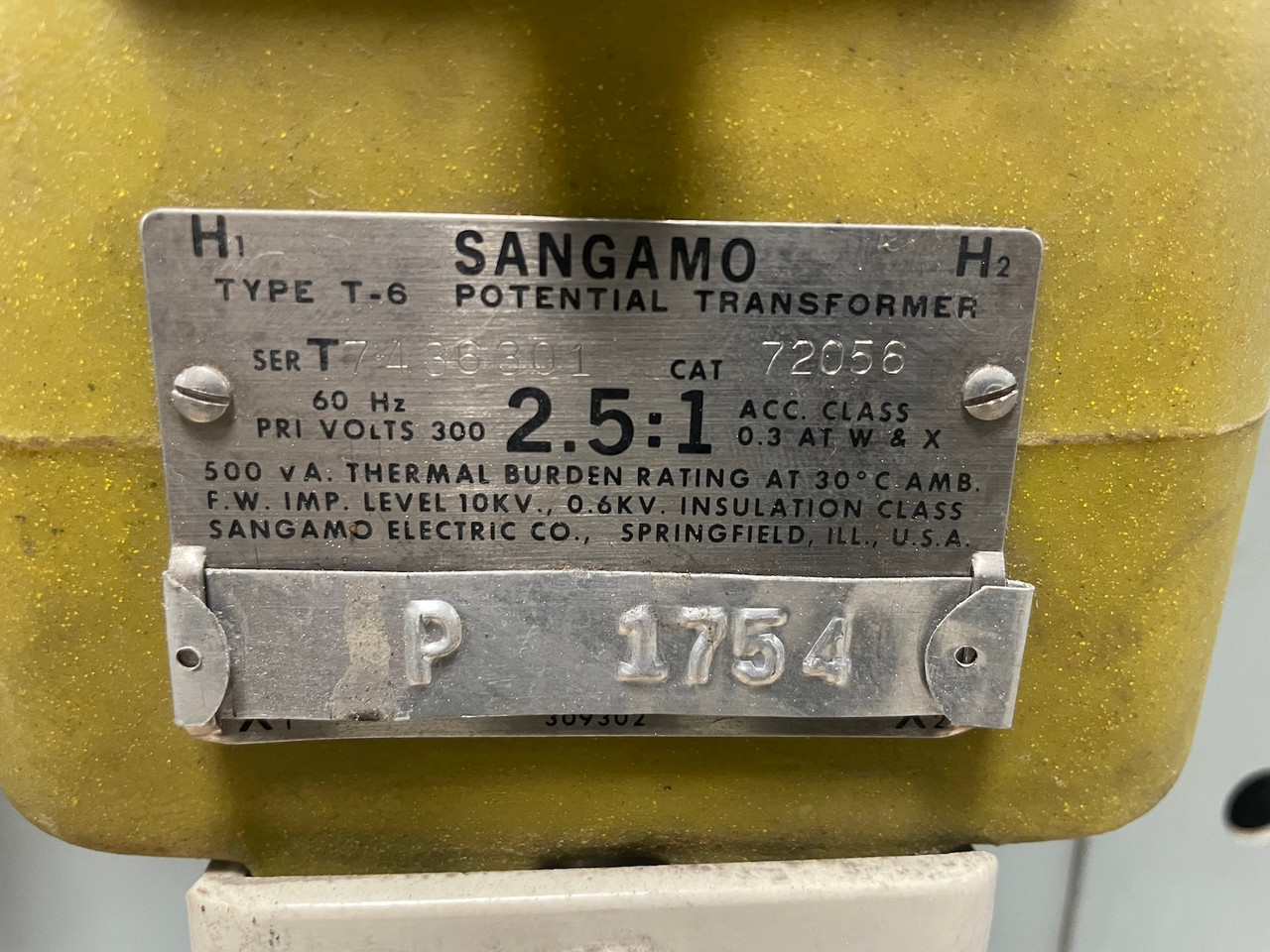 GE 500 kVA 12000 to 480Y/277 9T26G3002 3PH Distribution Center Transformer 12470 (PM3218-1)