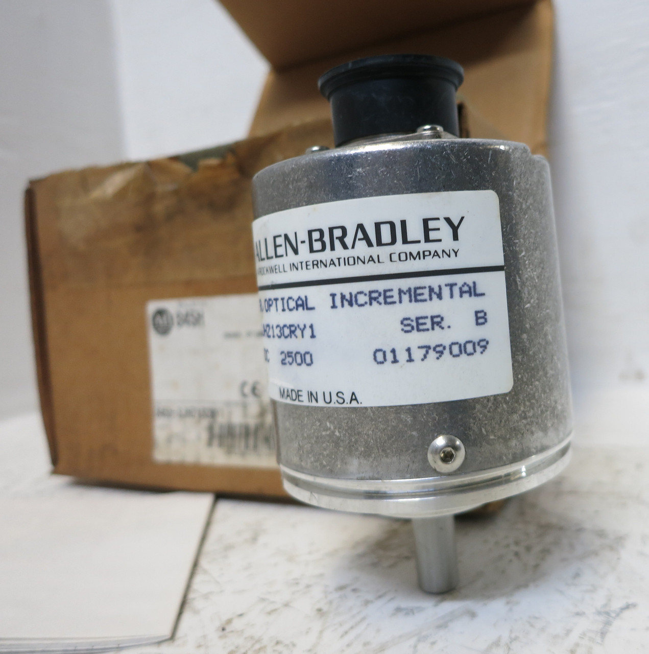 NEW Allen Bradley 845H-SJHZ13CRY1 Encoder Optical Incremental Ser B (DW5498-1)