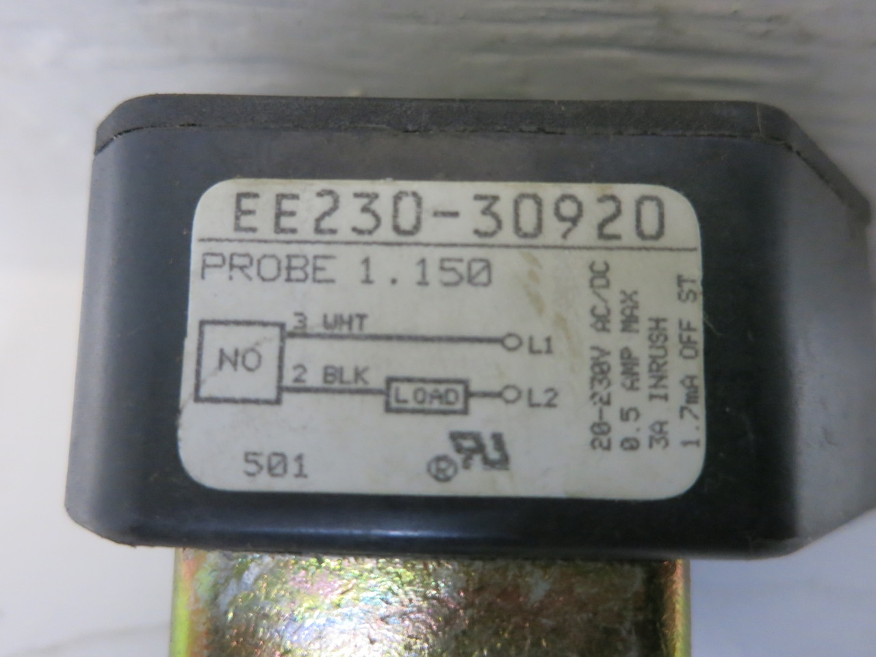 Namco EE230-30920 Cylindicator Sensor 90 Deg Probe 1.150 3000 PSI (DW5511-1)