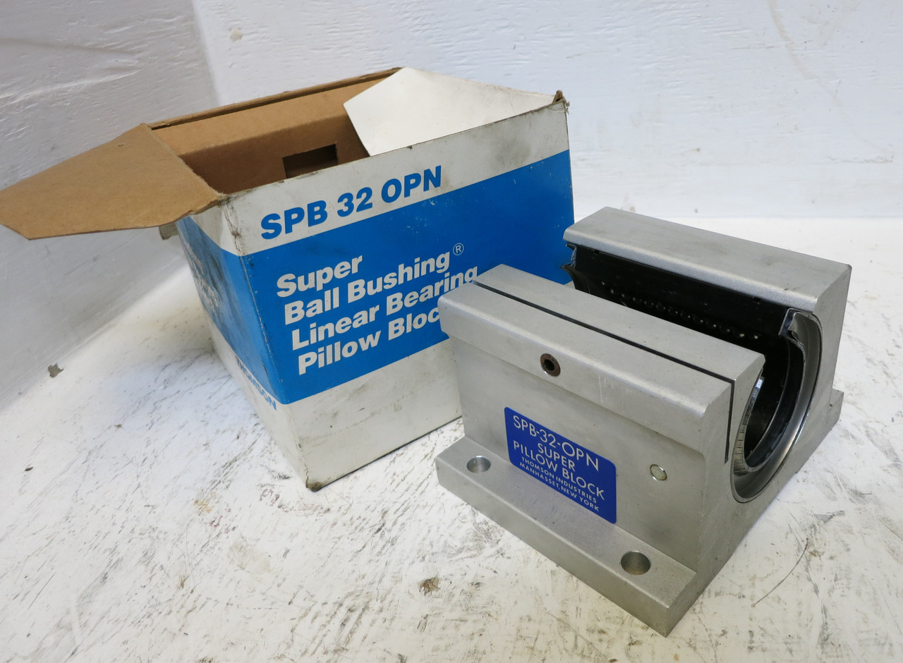 Image of NEW Thomson SPB-32-OPN Super Pillow Block Ball Bushing Linear Bearing SPB32OPN