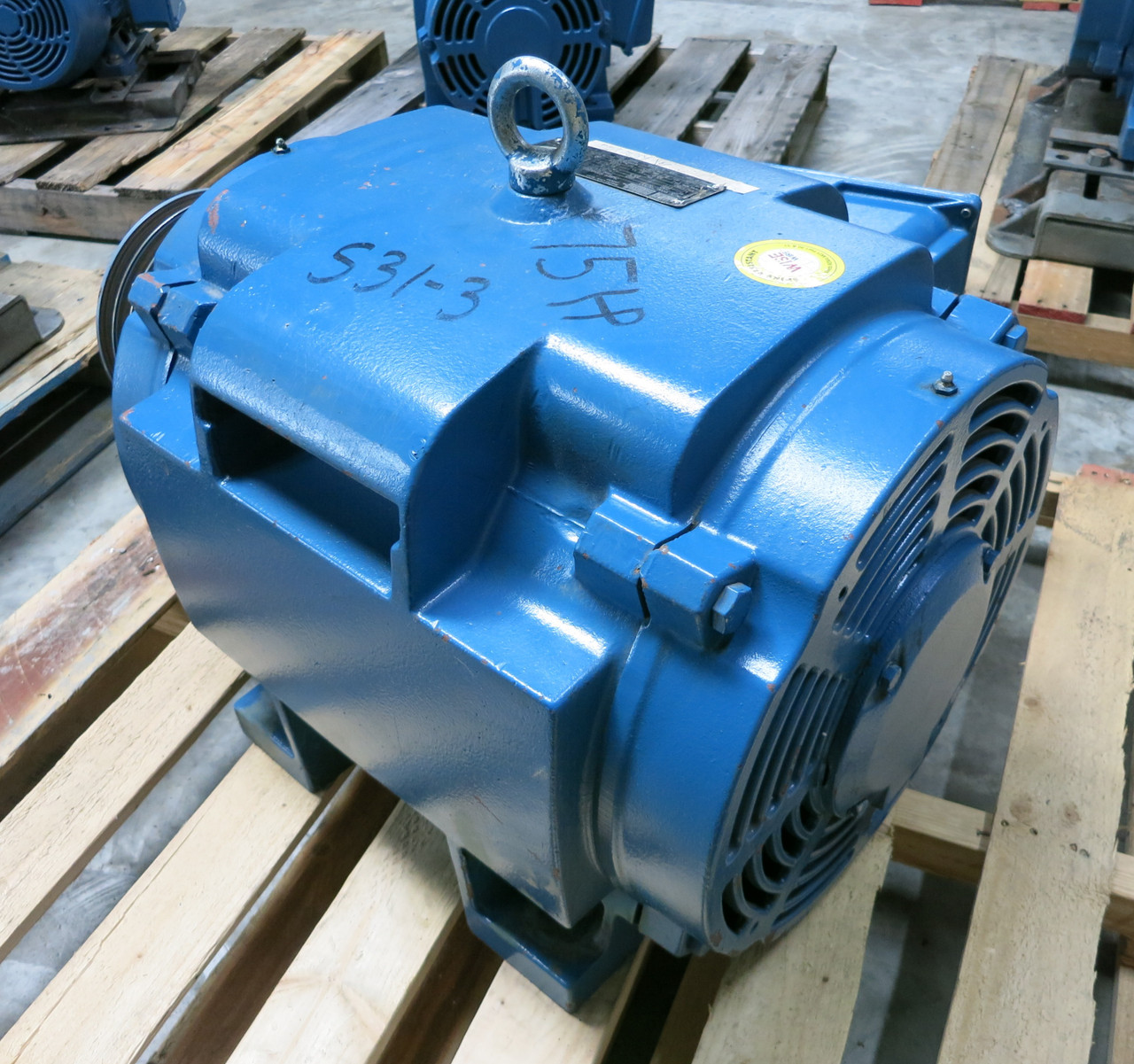 WEG 07518OT3E365T 75 HP AC Inverter Duty Motor 230/460V 1780RPM CC029A 365T (DW5537-2)