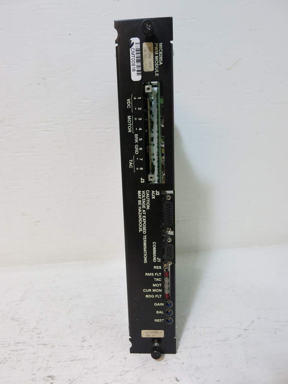 Emerson MIC8285A PVM PLC Module 308266-02 MIC8265A 308266-01 Servo Amplifier (DW5550-1)