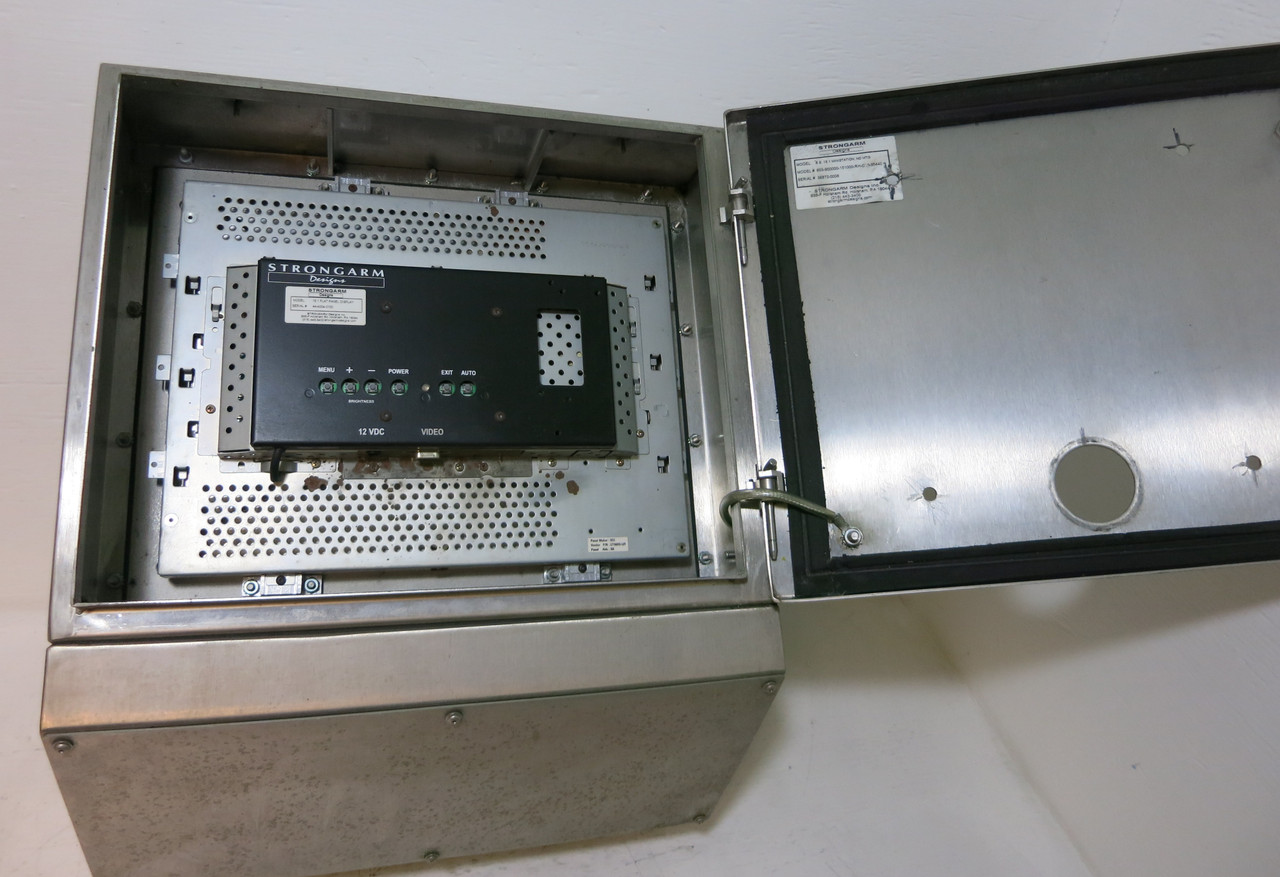 Strongarm 15.1" Flat Panel Display Monitor MiniStation SS Stainless Steel 4X (DW5613-1)