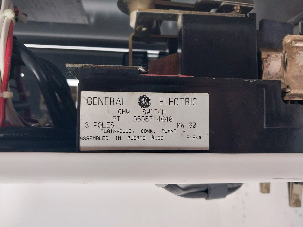 GE 8000 60A Size 2 Reversing 24" MCC Starter Bucket Fusible 60 Amp CR309 (BJ0497-1)
