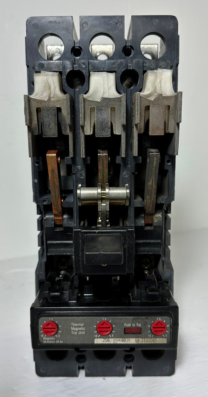 Westinghouse Type JDM 250A Mining Circuit Breaker Orange 6631C81G03 250 Amp Trip (EM4798-1)