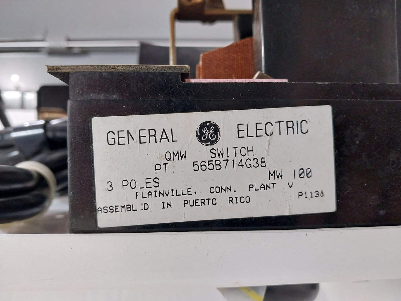 GE 8000 60A Fusible Size 3 Starter 30" MCC Bucket 60 Amp Motor Control Sz3 (BJ0499-1)