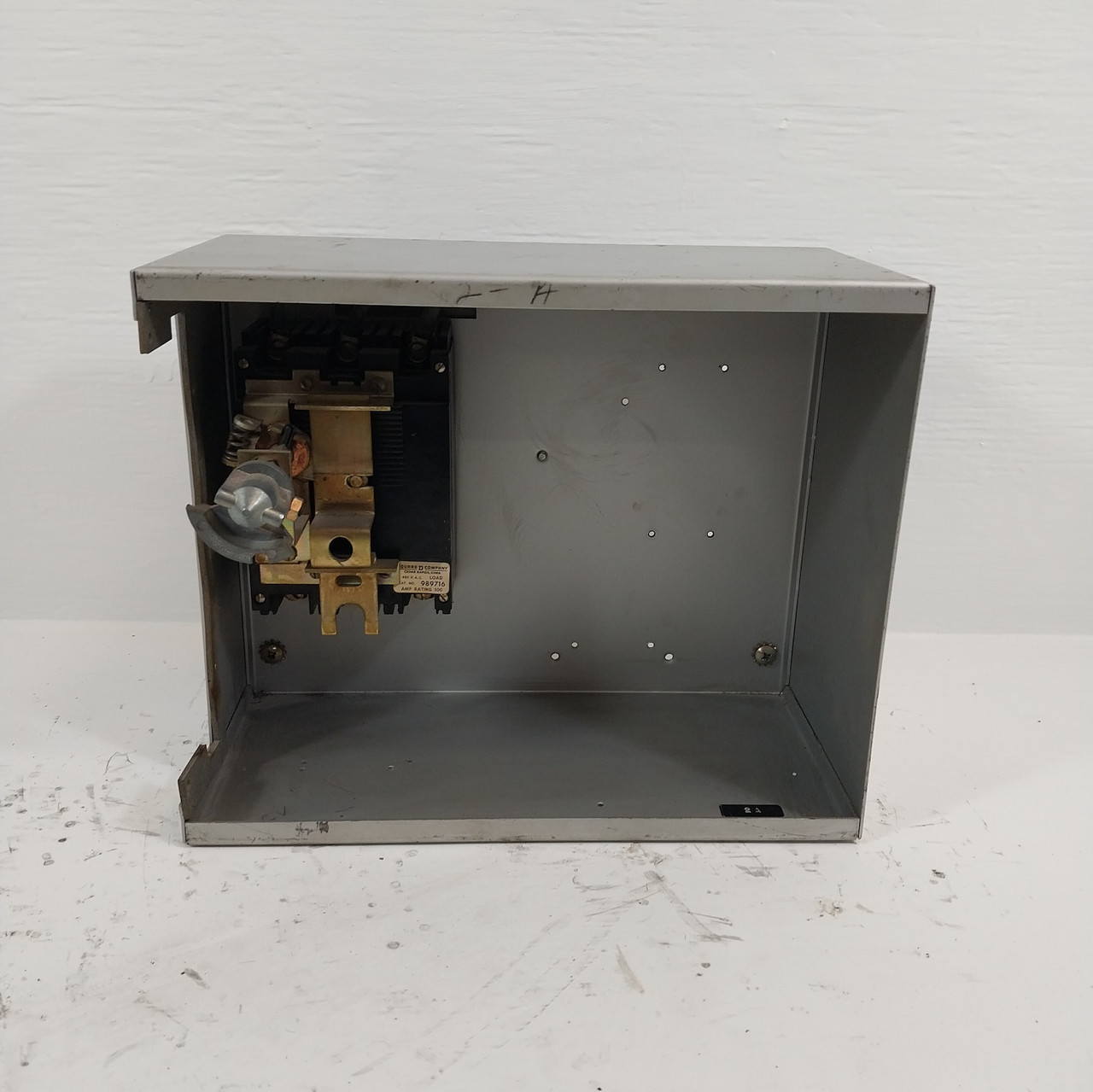 Square D Model 3 100A Breaker Feeder 12" MCC Bucket 100 Amp Class 8999 989716 (BJ0501-1)
