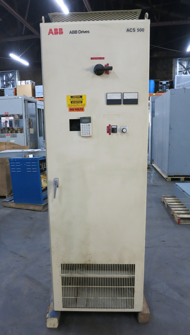 Mitsubishi FR-F740-01160-NA 75 HP Inverter AC VS Drive 3PH 480V 200A Disconnect (DW5627-1)