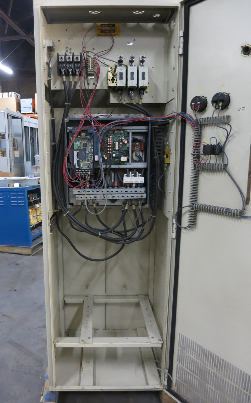 Mitsubishi FR-F740-01160-NA 75 HP Inverter AC VS Drive 3PH 480V 200A Disconnect (DW5627-1)