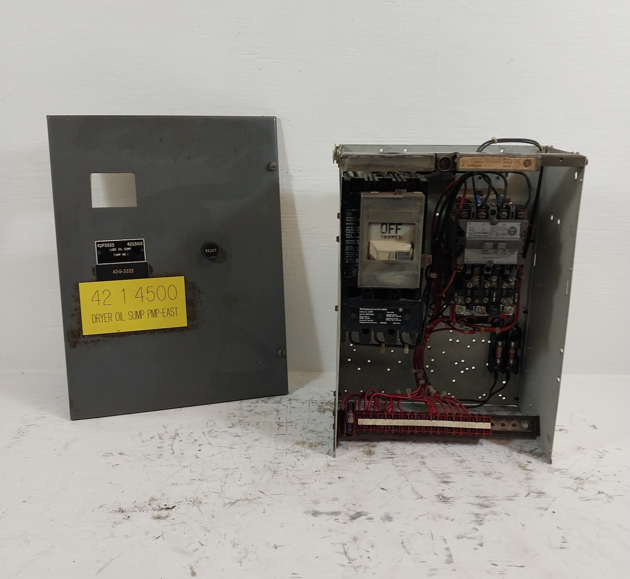 Image of Westinghouse Type W Size 1 Starter 7A 18" Breaker MCC Bucket 7 Amp A200 MCP