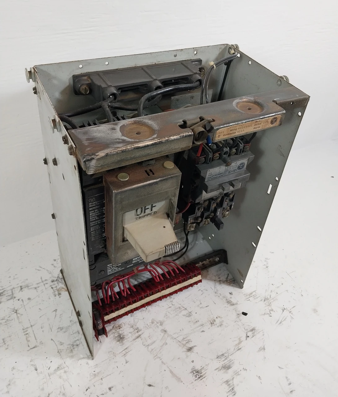 Westinghouse Type W Size 1 Starter 7A 18" Breaker MCC Bucket 7 Amp A200 MCP (BJ0516-3)