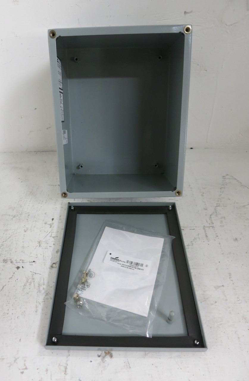 NEW Eaton Cooper 1086-12SC Type 12/13 Enclosure AW B-Line 10x8x6 Wall Mount (DW5640-19)
