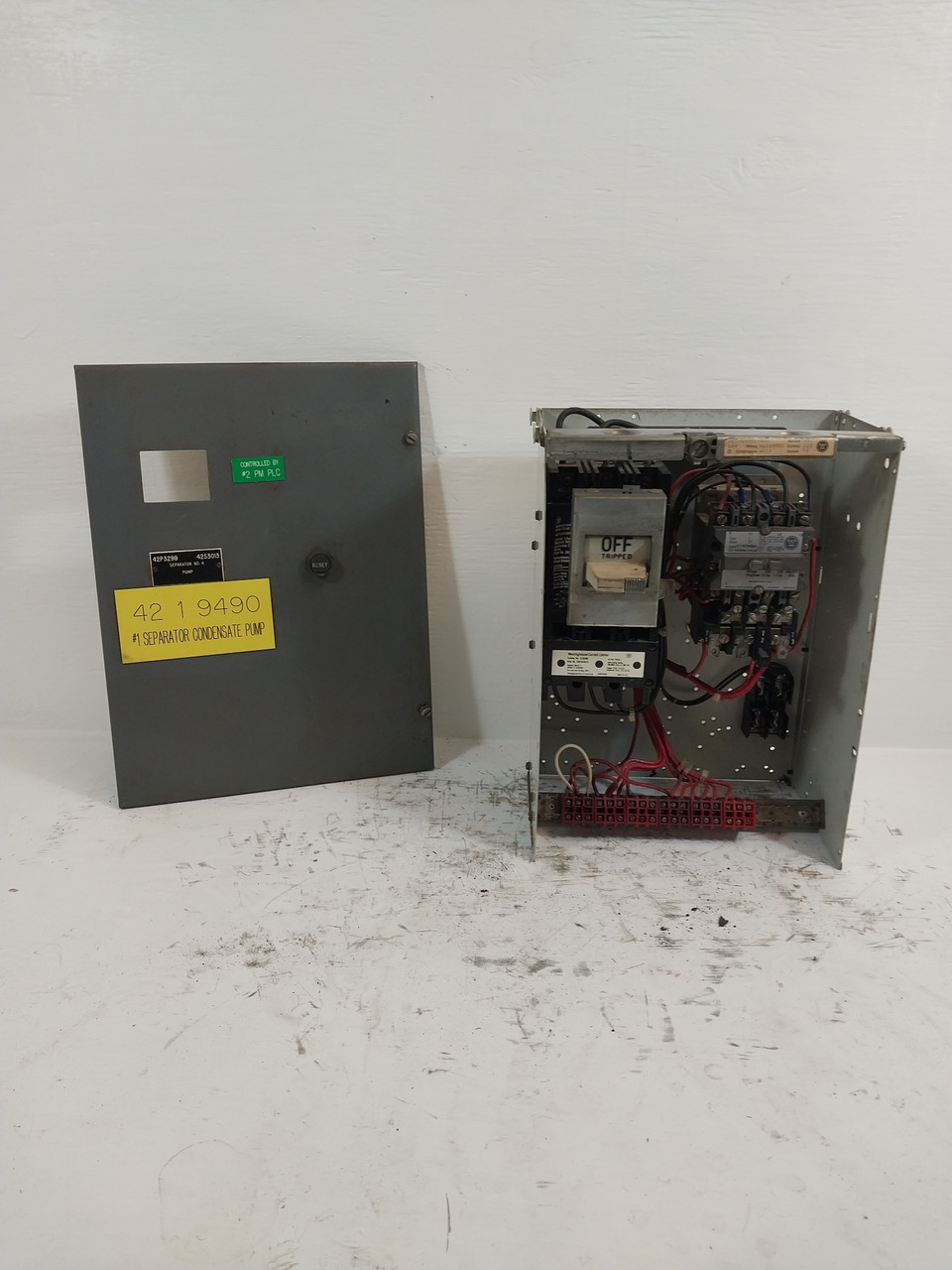 Image of Westinghouse Type W Size 1 Starter 30A 18" Breaker MCC Bucket 30 Amp A200 MCP