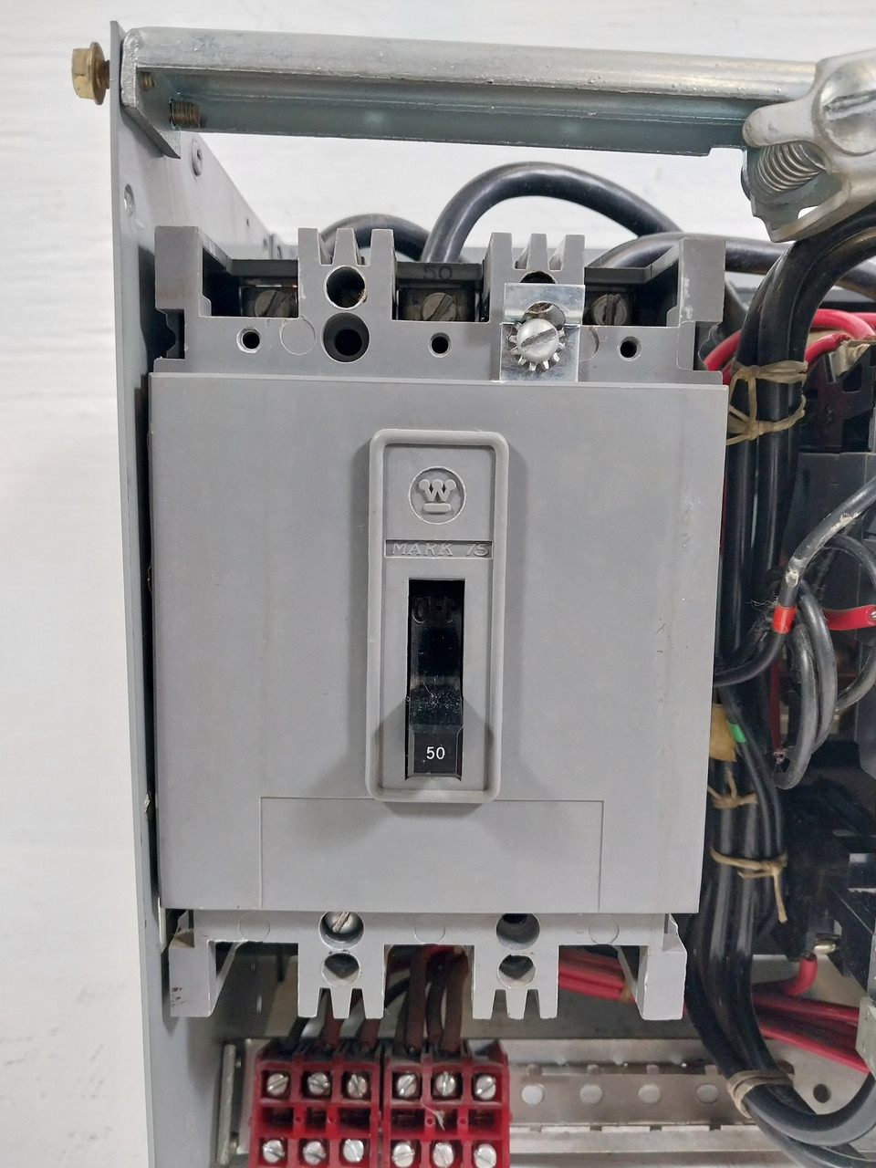 Westinghouse Type W Size 2 Starter 50A 12" Breaker MCC Bucket 50 Amp Mark 75 (BJ0524-1)