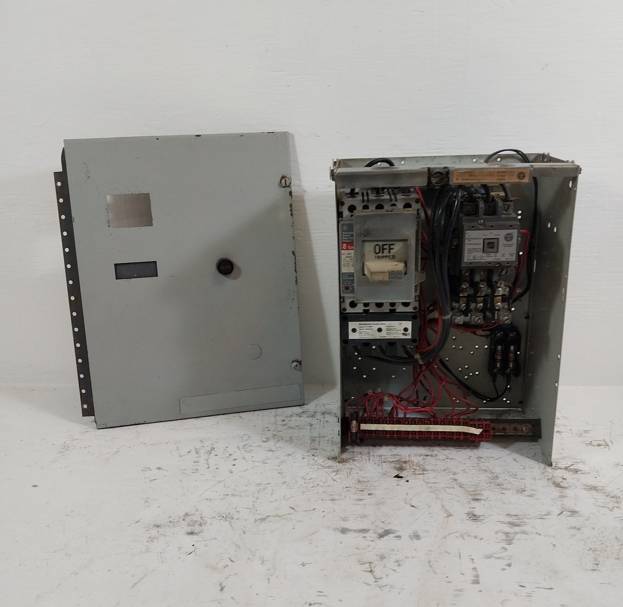 Image of Westinghouse Type W Size 2 Starter 50A 18" Breaker MCC Bucket 50 Amp A200 HMCP