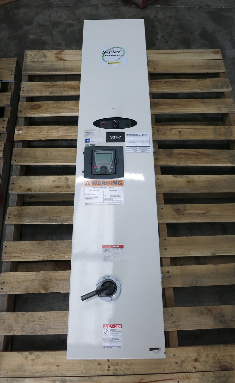 Square D ATV212 S-Flex VS Drive Controller 60 HP Variable Frequency SFD212QG4Y (DW5643-2)