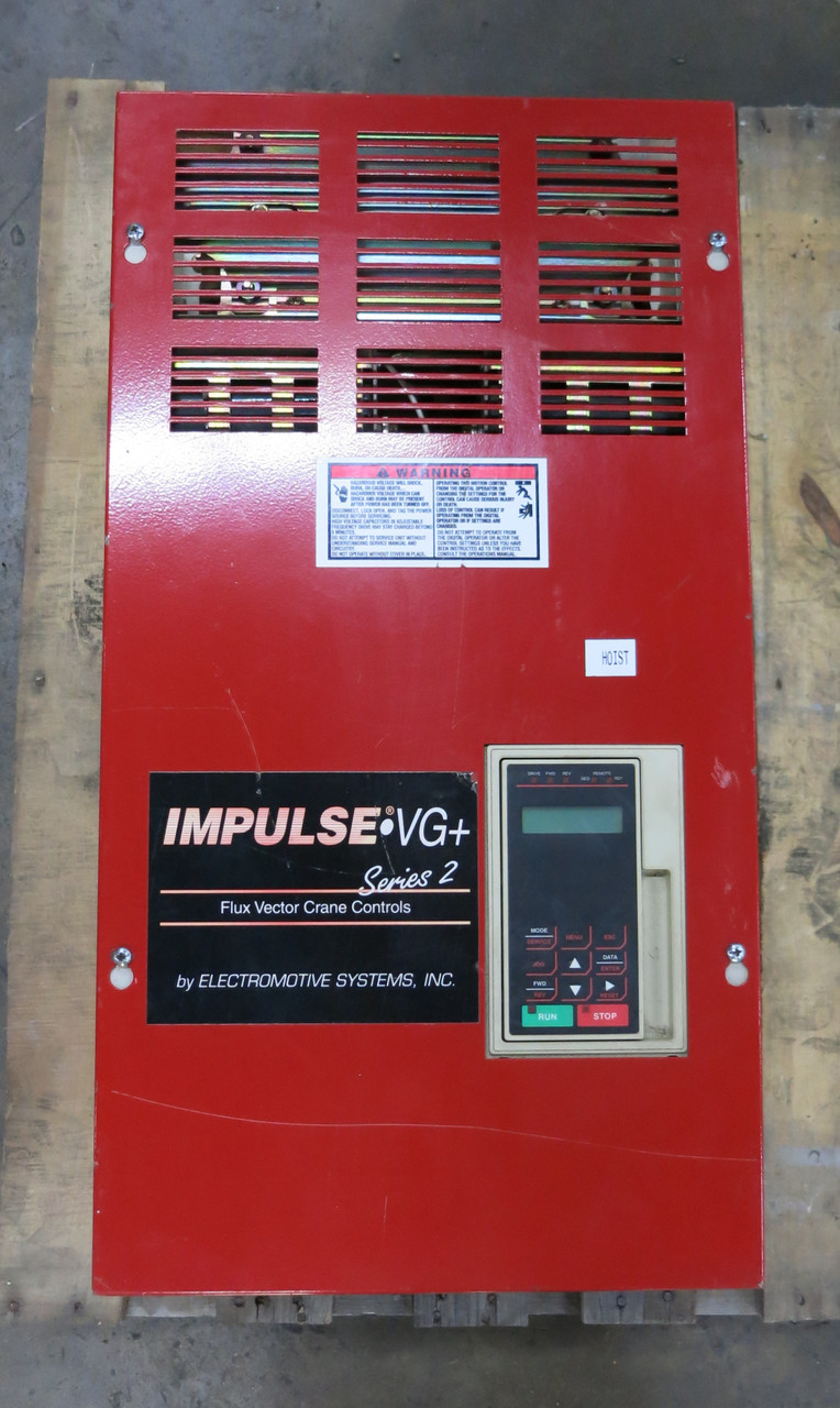 Impulse VG+ CIMR-G5U4037 50 HP 460V AC VS Drive Flux Vector 4080-FVG+ Magnetek (DW5653-1)