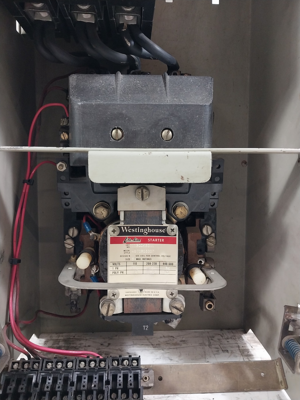 Westinghouse Type W Size 3 Starter 225 Amp Breaker 30" MCC Bucket 225A (BJ0542-1)