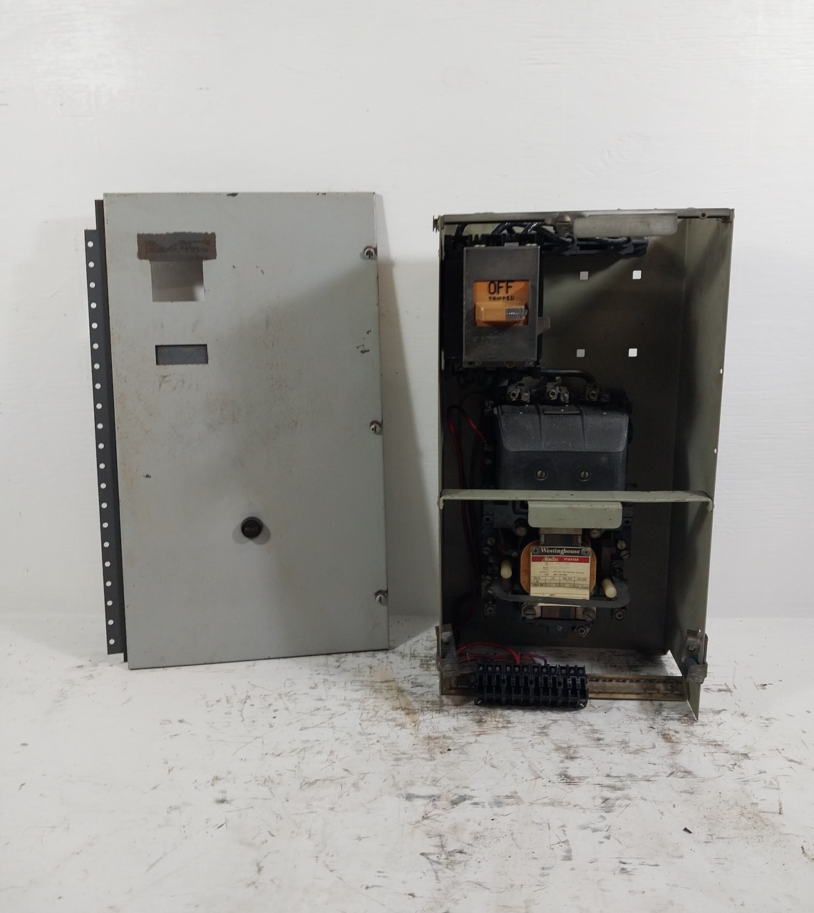 Image of Westinghouse Type W Size 3 Starter 90 Amp Breaker 30" MCC Bucket 90A
