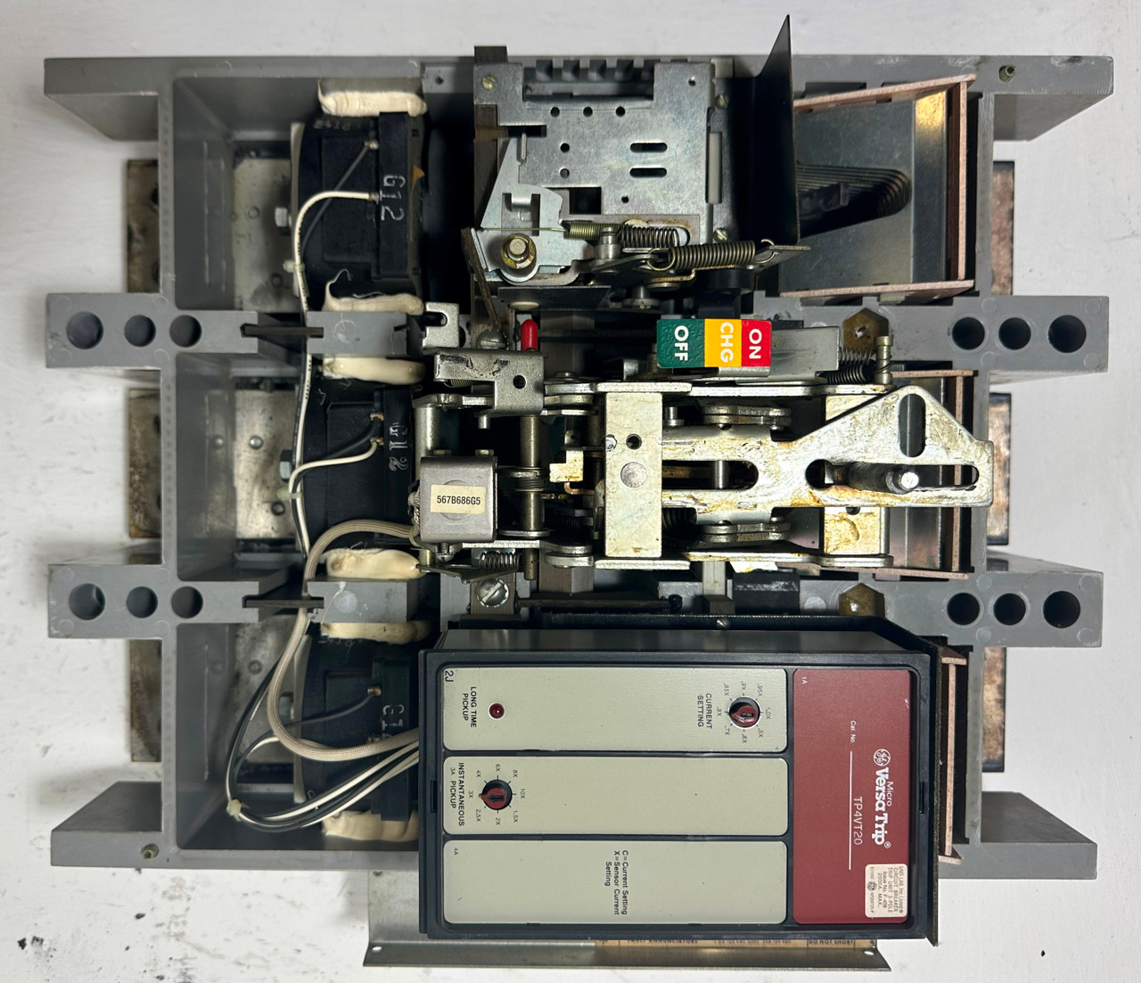 GE TPVF5616 1600A Power Break Circuit Breaker 480/600V 1600 Amp General Electric (EM4839-3)