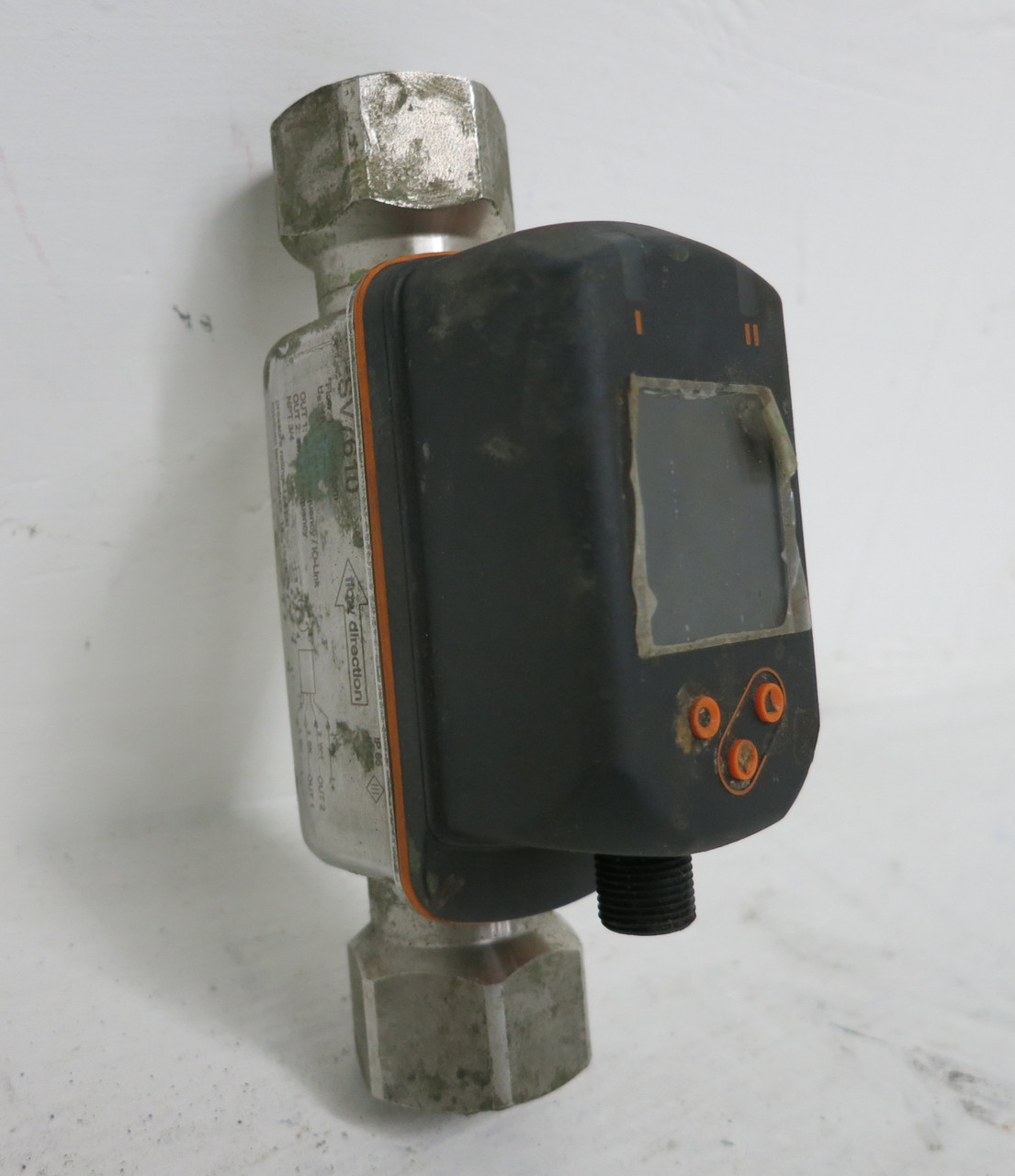 Image of ifm SV7610 SV Vortex Flowmeter with Display 174 PSI 3/4" NPT SV-7610 Flow Meter