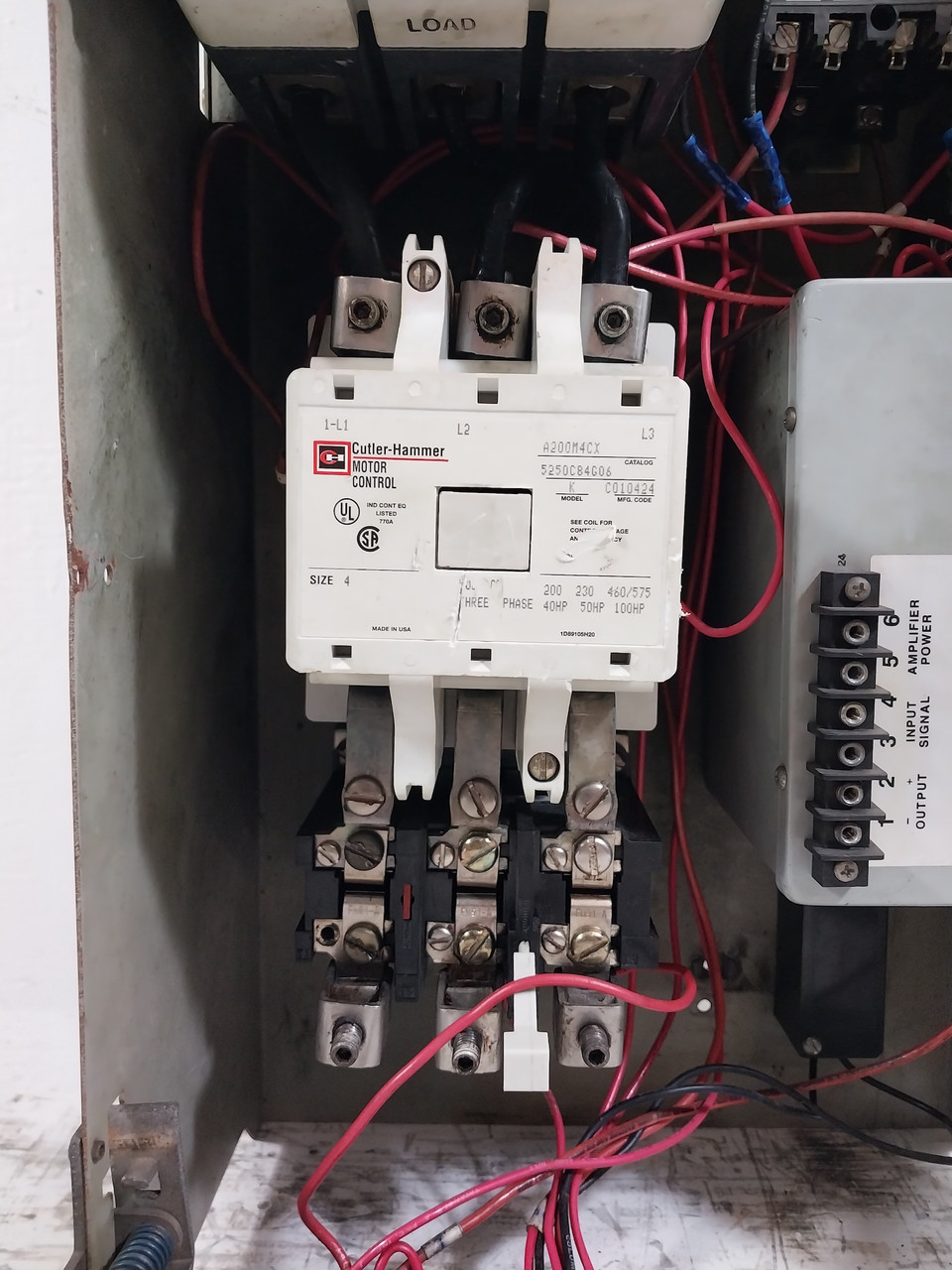 Westinghouse Type W Size 4 Starter 200A Breaker 30" MCC Bucket 200 Amp KD3400F (BJ0546-1)