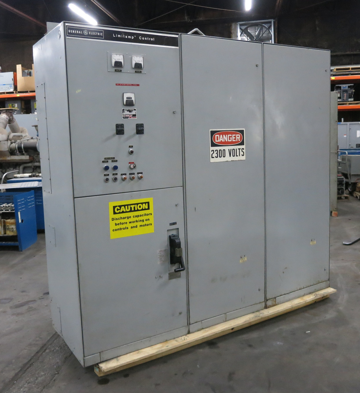 Image of GE IC7160-N217 2 Speed 2 Winding Motor Starter 400/600 HP 2300V LimitAmp Control
