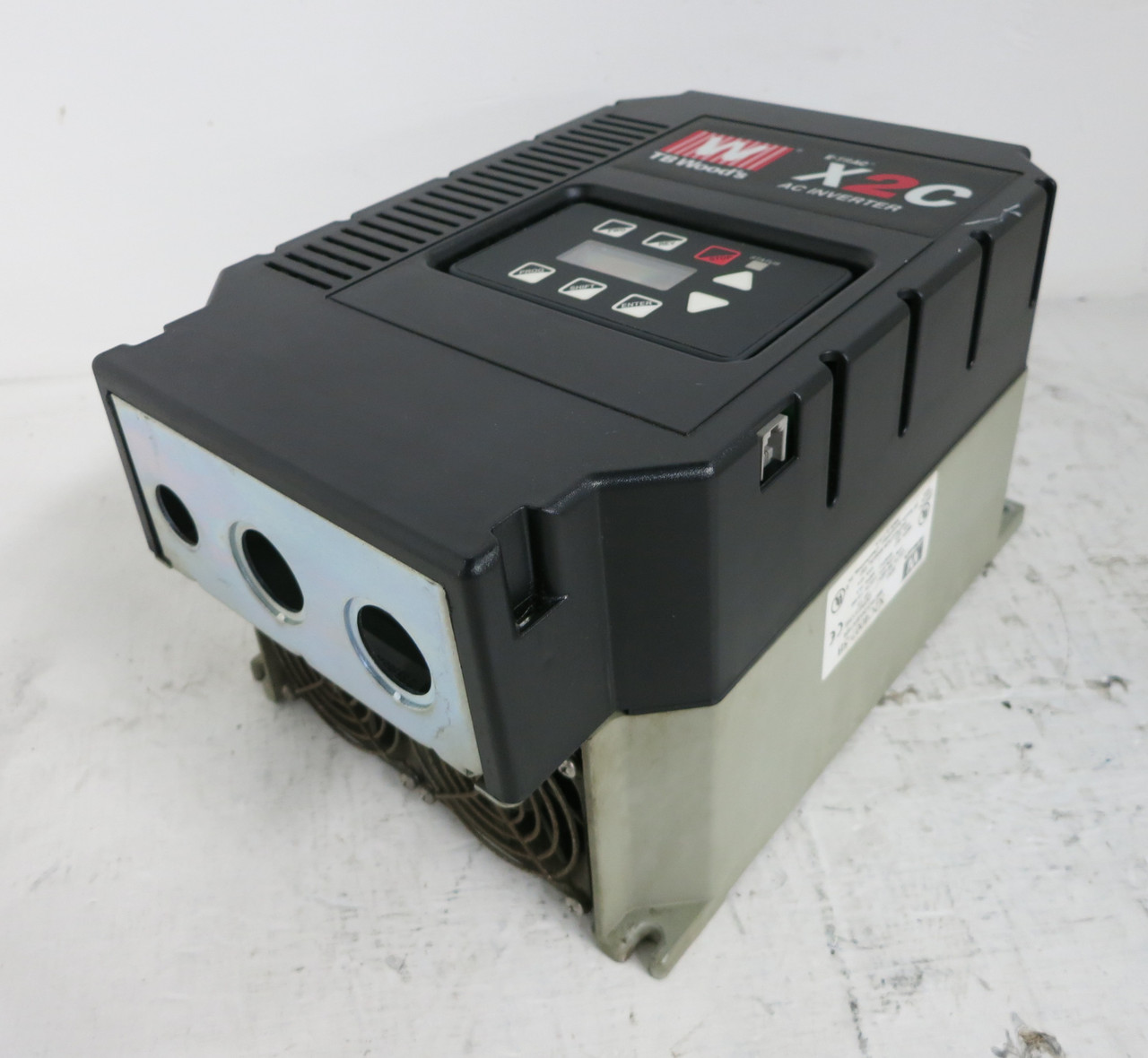 TB Wood's E-Trac X2C4007-5B 7.5 HP AC VS Drive Micro-Inverter 460V X2C 14.3A (DW5688-2)
