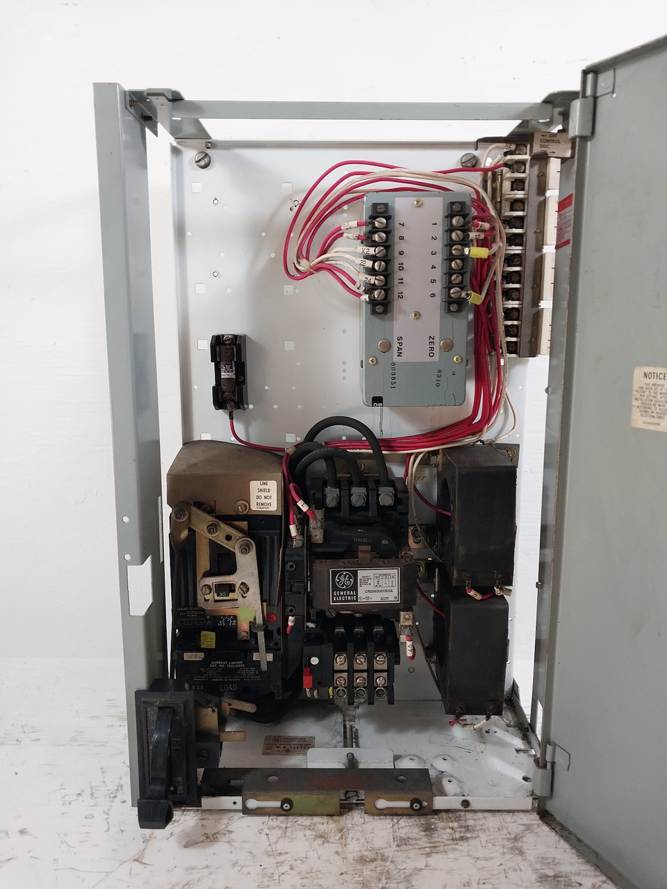 GE 8000 30 Amp Breaker Size 2 Starter 24" MCC Bucket 30A TECL CR0206 (BJ0555-1)