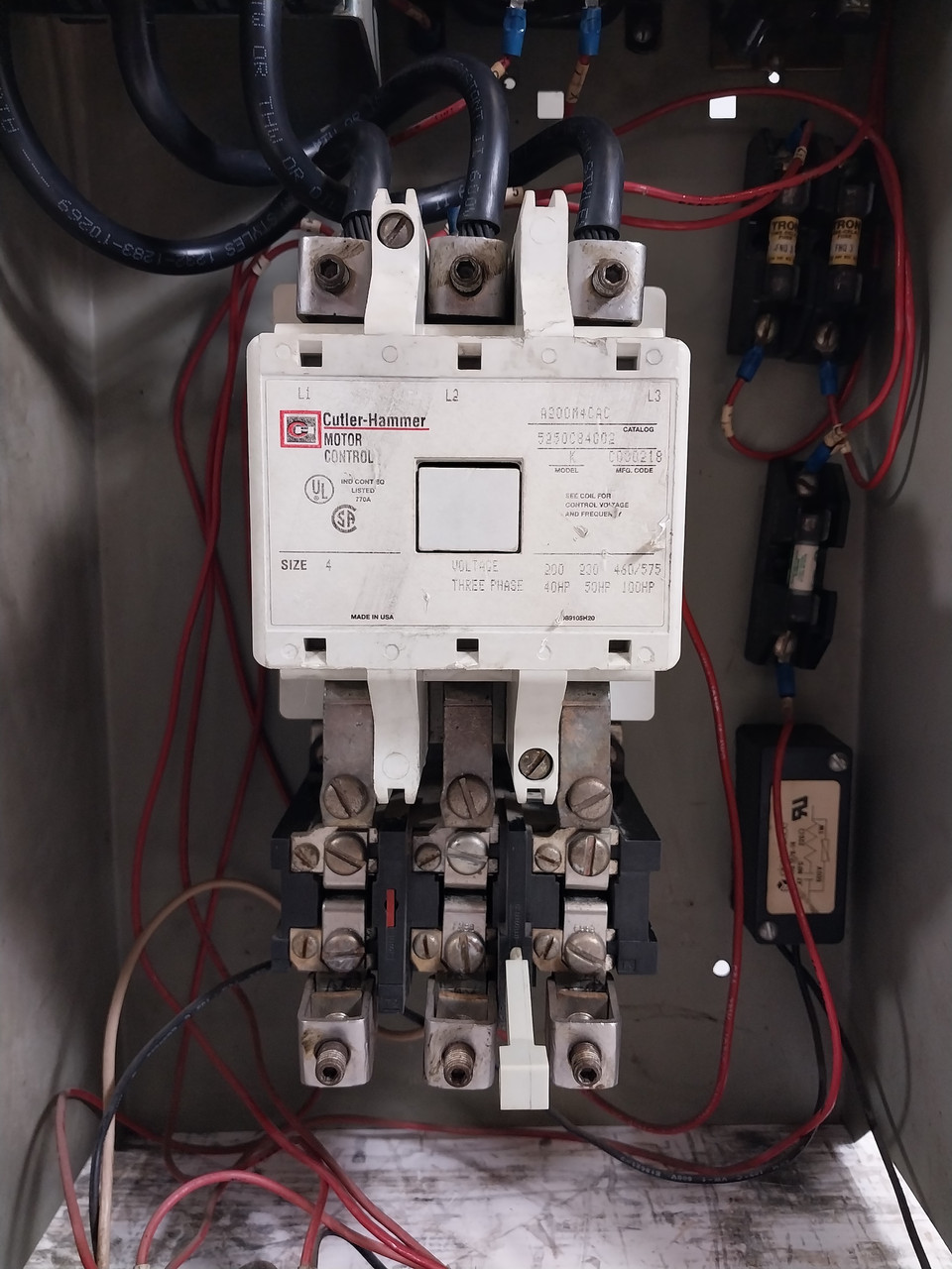 Westinghouse Type W Size 4 Starter 150A Breaker 24" MCC Bucket 150 Amp HMCP (BJ0561-1)