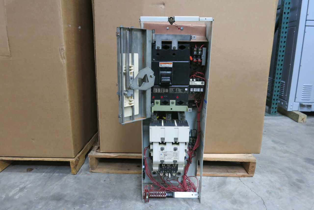 Westinghouse Type W Size 5 Starter 400 Amp Breaker 36" MCC Bucket 400A LA3400F (BJ0565-2)