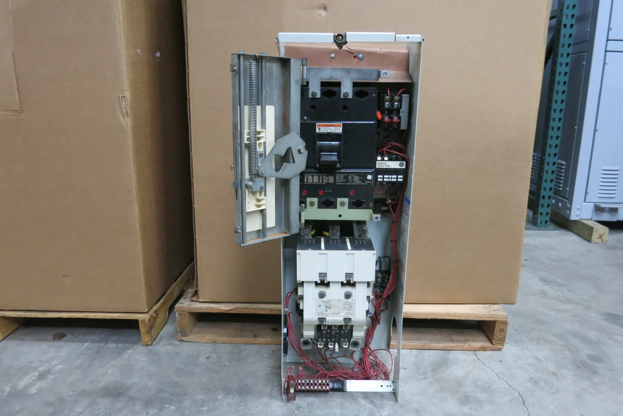Westinghouse Type W Size 5 Starter 400 Amp Breaker 36" MCC Bucket 400A LA3400F (BJ0565-2)