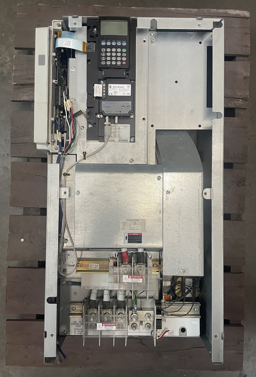 Allen Bradley 20DJ248A3ENNACANE 200 HP PowerFlex 700 AC VS Drive 650V DC Input (PM3222-2)