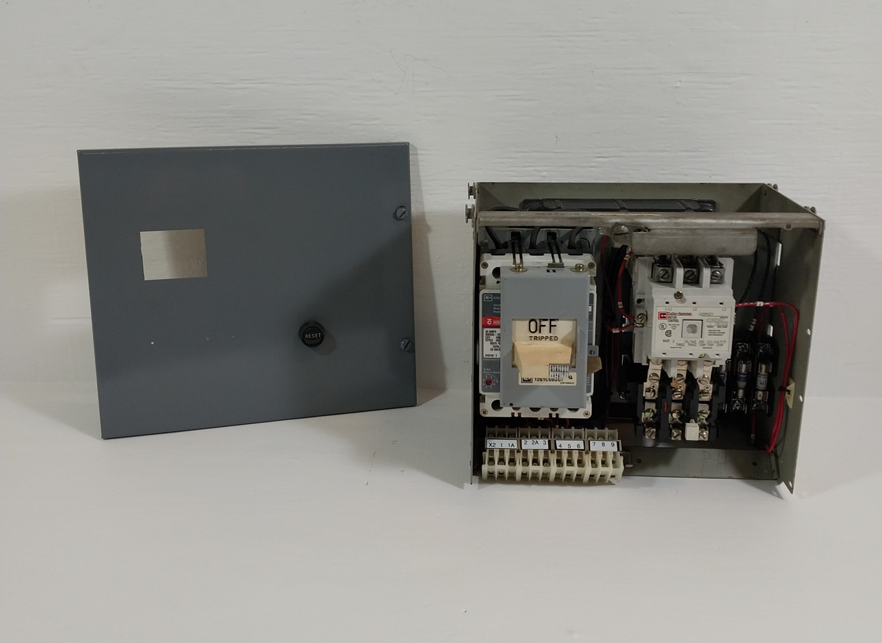 Westinghouse Type W Size 2 Starter 30A Breaker 12" MCC Bucket 30 Amp HMCP (BJ0566-1)