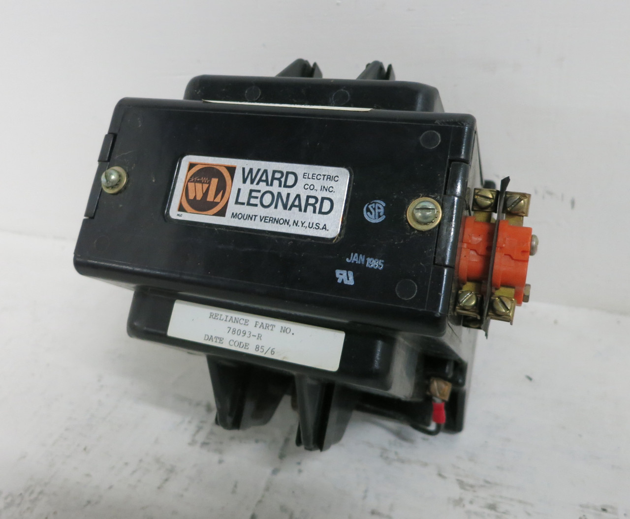 Ward Leonard RDP4-10100 180A Definite Purpose Contactor 600VDC 120V Coil 180 Amp (DW5731-2)