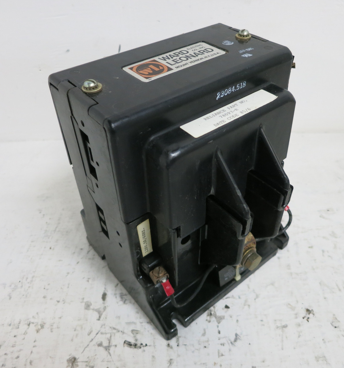 Ward Leonard RDP4-10100 180A Definite Purpose Contactor 600VDC 120V Coil 180 Amp (DW5731-2)