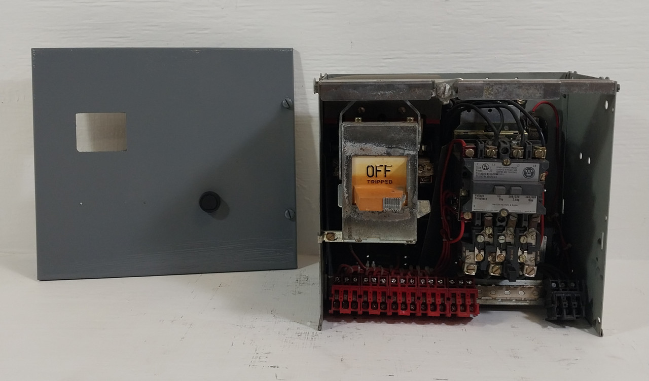Image of Westinghouse Type W Size 1 Starter 30A 12" Fused MCC Bucket 30 Amp