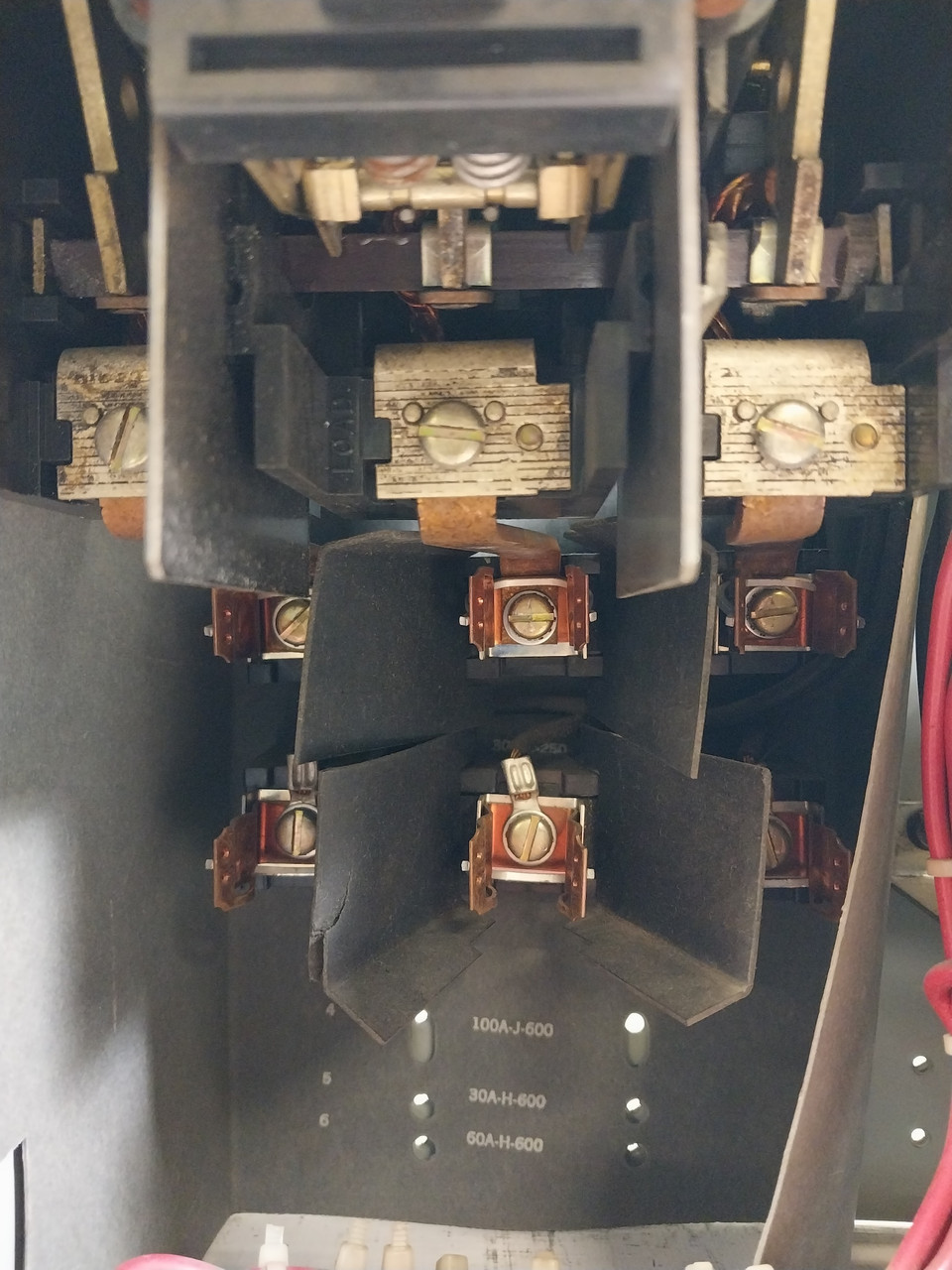 Westinghouse Type W Size 1 Starter 30A 12" Fused MCC Bucket 30 Amp (BJ0574-24)