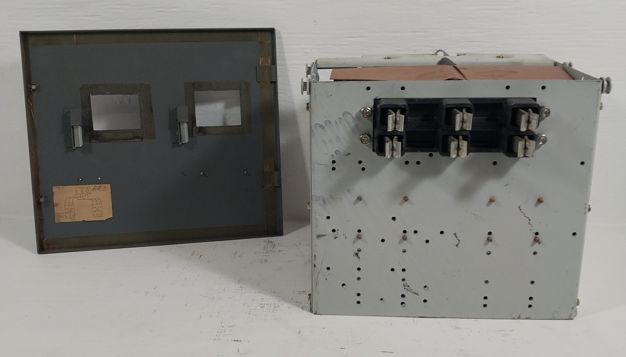 Westinghouse Type W Dual 30 Amp Fusible 12" Motor Control Center Feeder Bucket (BJ0576-7)