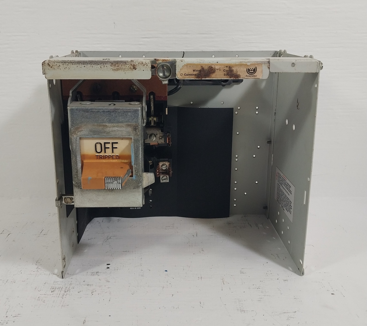 Westinghouse Type W 30 Amp Fusible Type 12" MCC Feeder Bucket 30A (BJ0578-8)