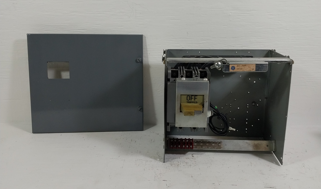 Westinghouse Type W 40 Amp 12" Breaker Feeder MCC Bucket MCCB 40A (BJ0582-2)