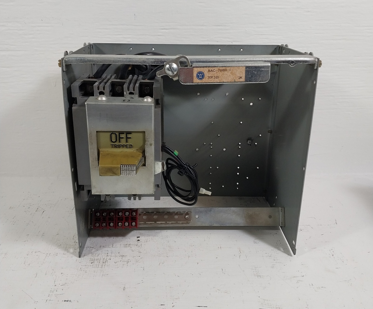 Westinghouse Type W 40 Amp 12" Breaker Feeder MCC Bucket MCCB 40A (BJ0582-2)