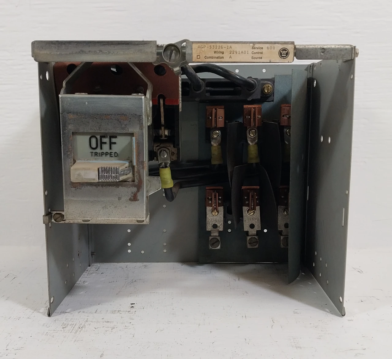 Westinghouse Type W 100 Amp Fusible Feeder Motor Control Center Bucket 12" 100A (BJ0581-14)