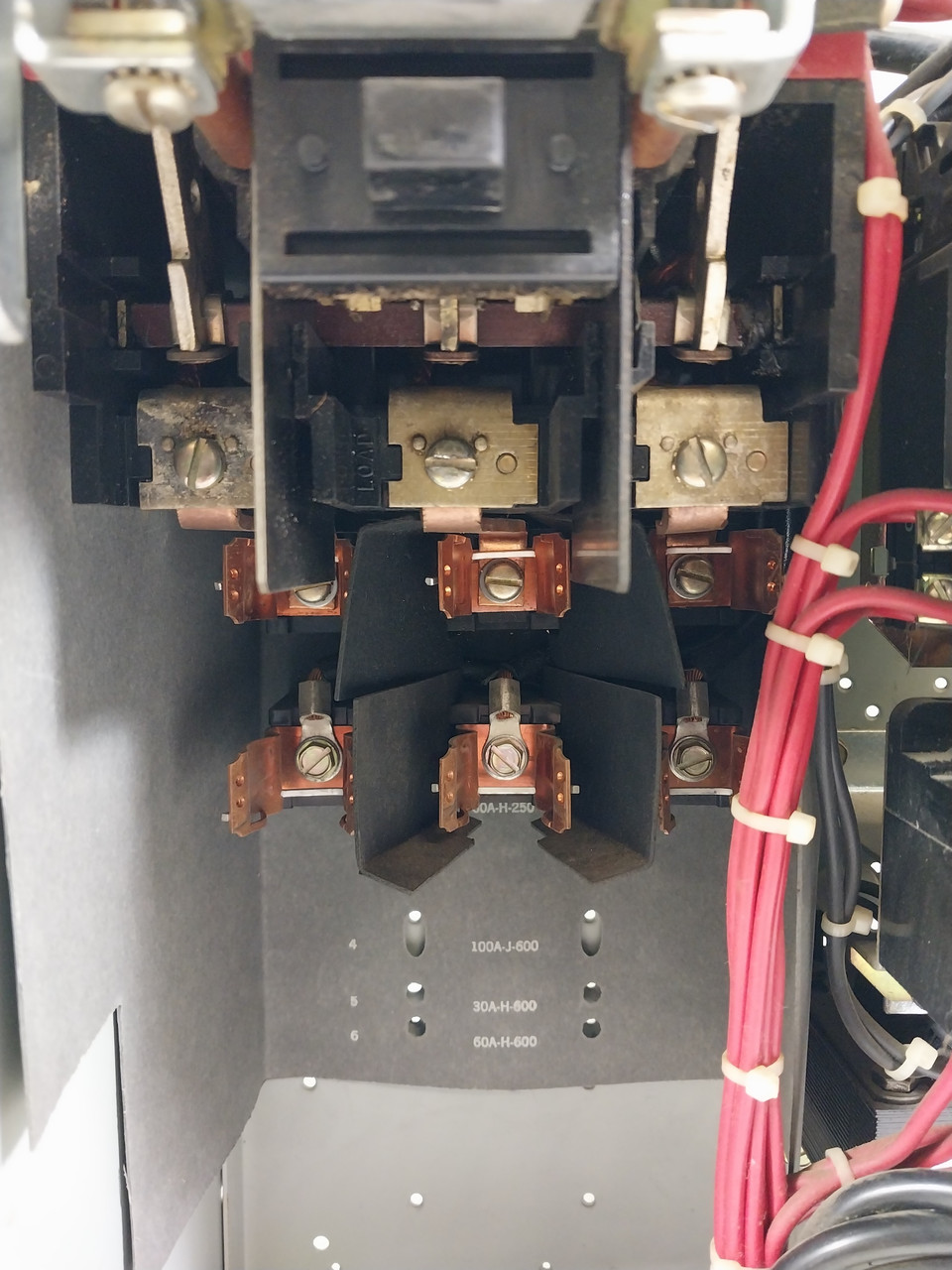 Westinghouse Type W Size 2 Starter 60 Amp Fused Motor Control Center Bucket 18" (BJ0586-6)