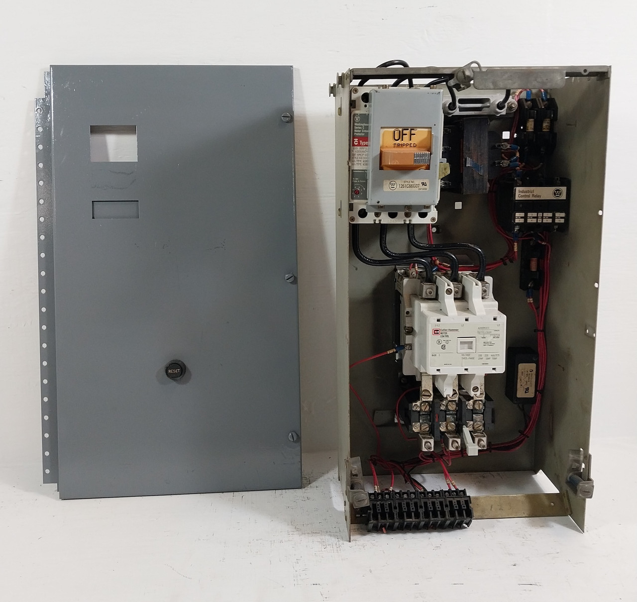 Westinghouse Type W Size 3 Starter 100A Breaker 24" MCC Bucket 100 Amp HMCP (BJ0588-2)