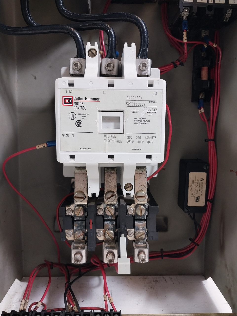 Westinghouse Type W Size 3 Starter 100A Breaker 24" MCC Bucket 100 Amp HMCP (BJ0588-2)