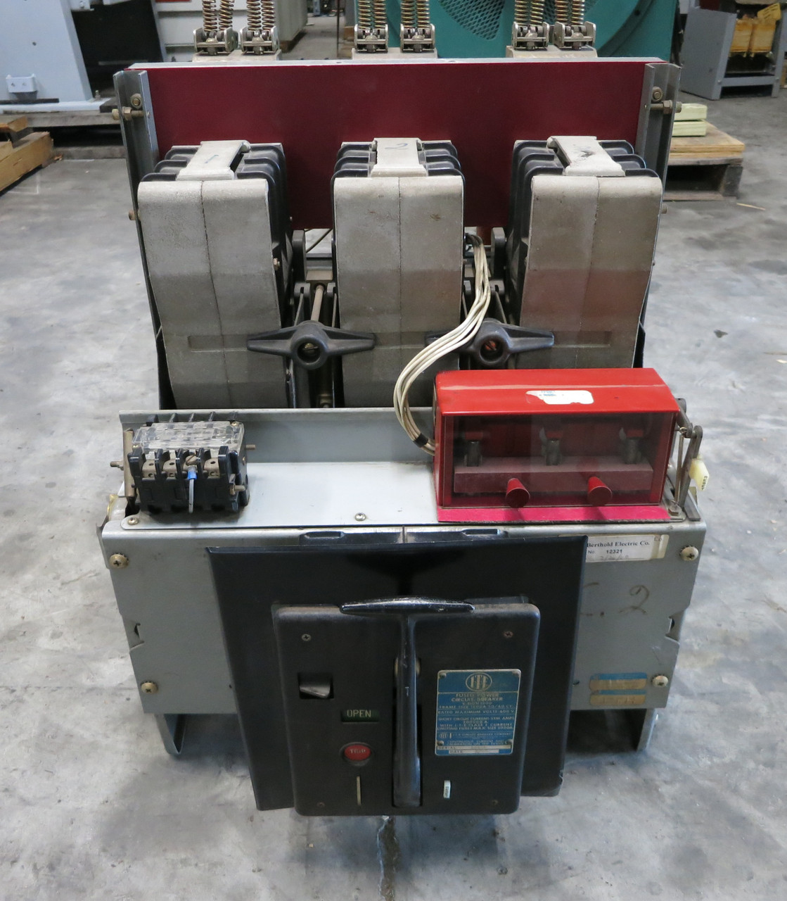 ITE K-DON-1600 1600A Fused Power Circuit Breaker KDON 1600 Amp LI OD-3 Trip (DW5785-1)