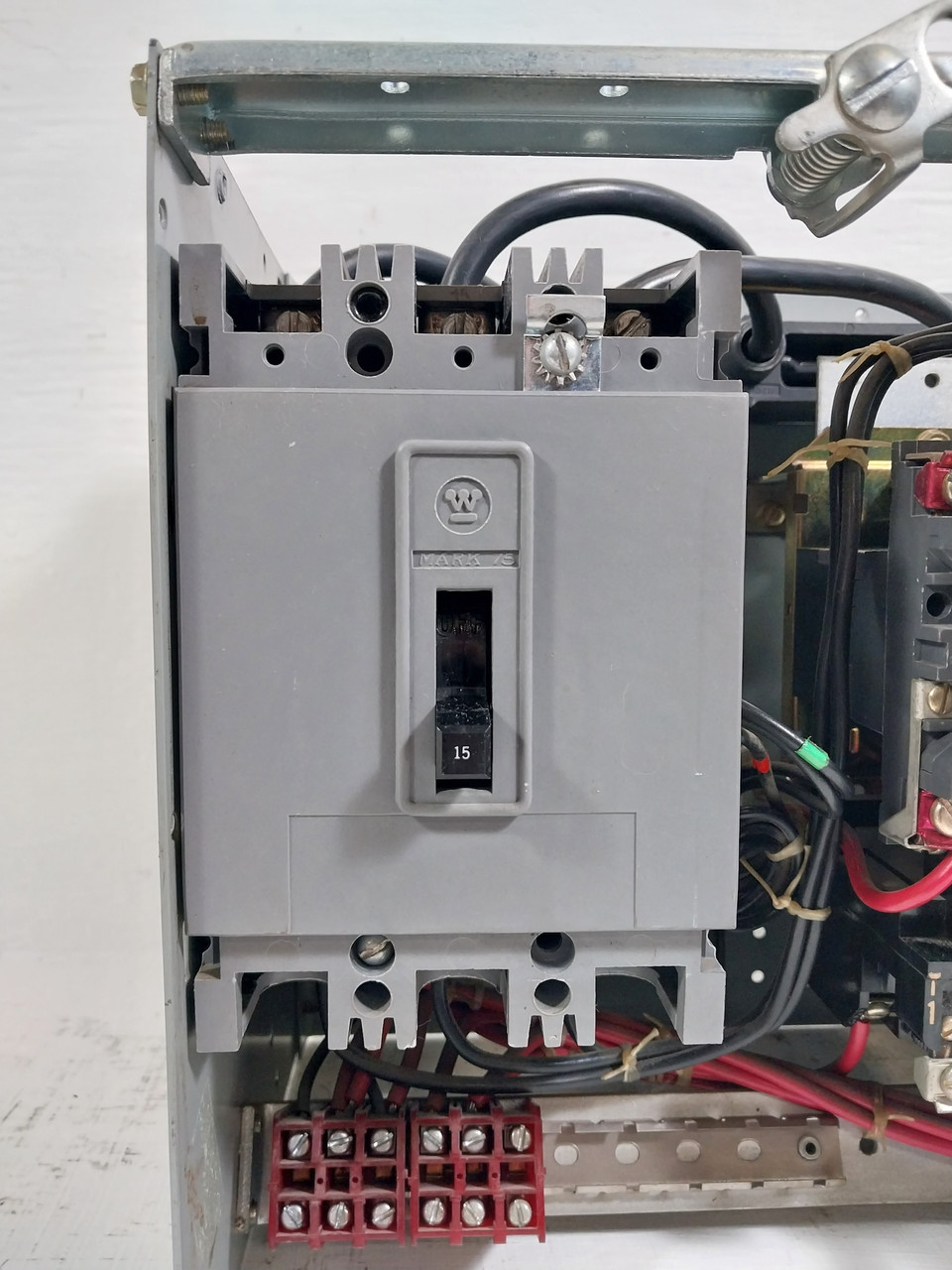 Westinghouse Type W Size 1 Starter 15A Breaker 12" MCC Bucket 15 Amp (BJ0591-3)