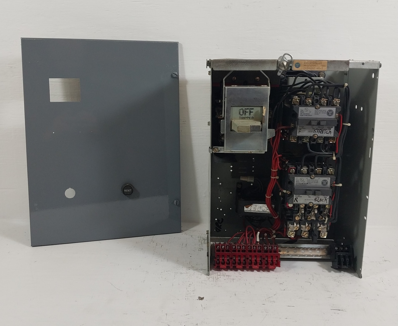 Westinghouse Type W Size 1 FVR Reversing Starter 30 Amp Fusible 18" MCC Bucket (BJ0594-3)